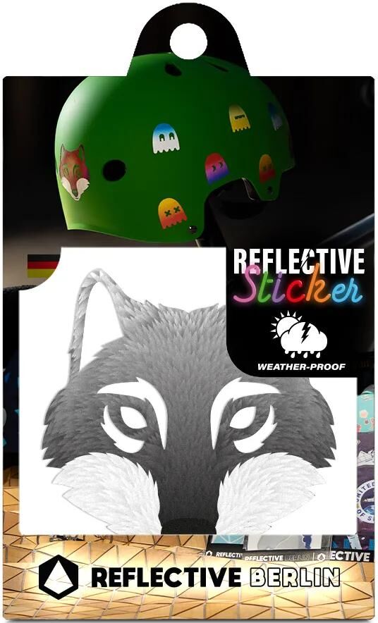 Reflective berlin reflex-sticker decals refl.strip refl.berlin decals wolf grey