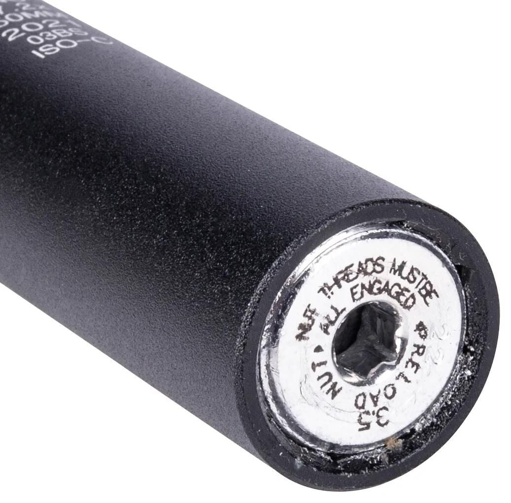 Contec geveerde zadelpen kano ct spring saddle post. ka 27.2 x 350 black