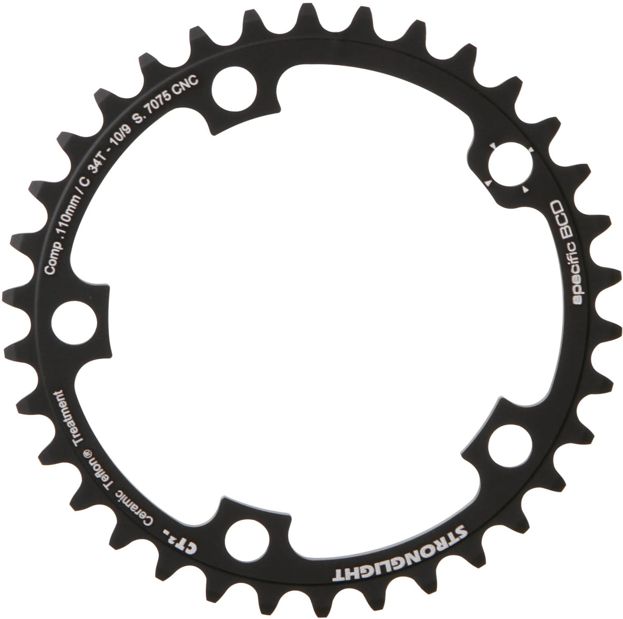 Stronglight kettingblad ct2 chain ring strongl. ct2 cd110mm f.campa10 36t