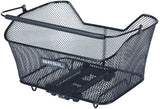 Basil fietsmand base m met mik bevestiging 14 liter 25 x 33 x 17 cm - zwart