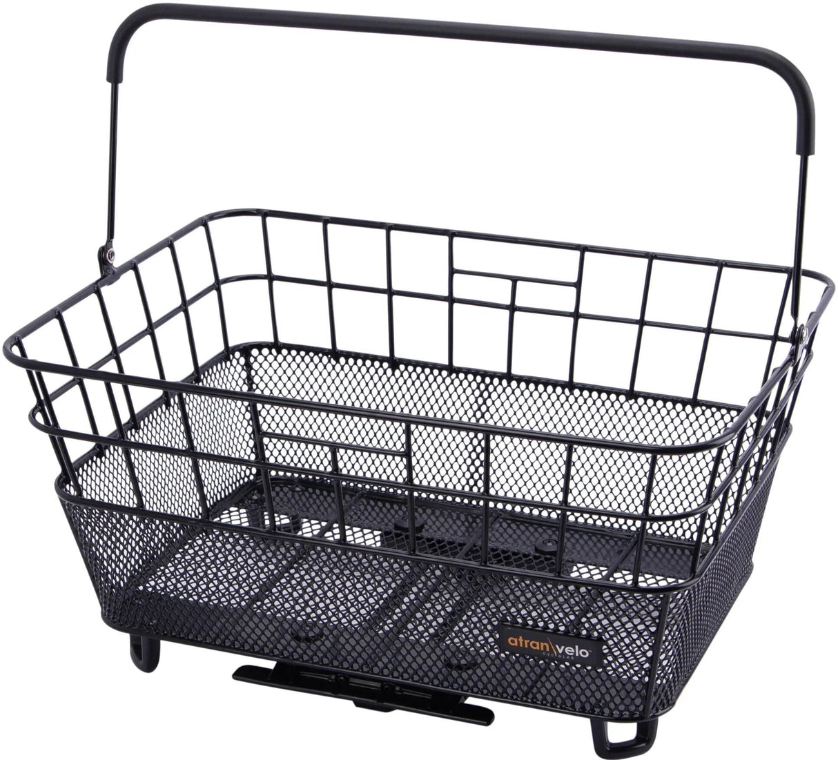 Atranvelo mand bring l avs rear basket bring l avs black