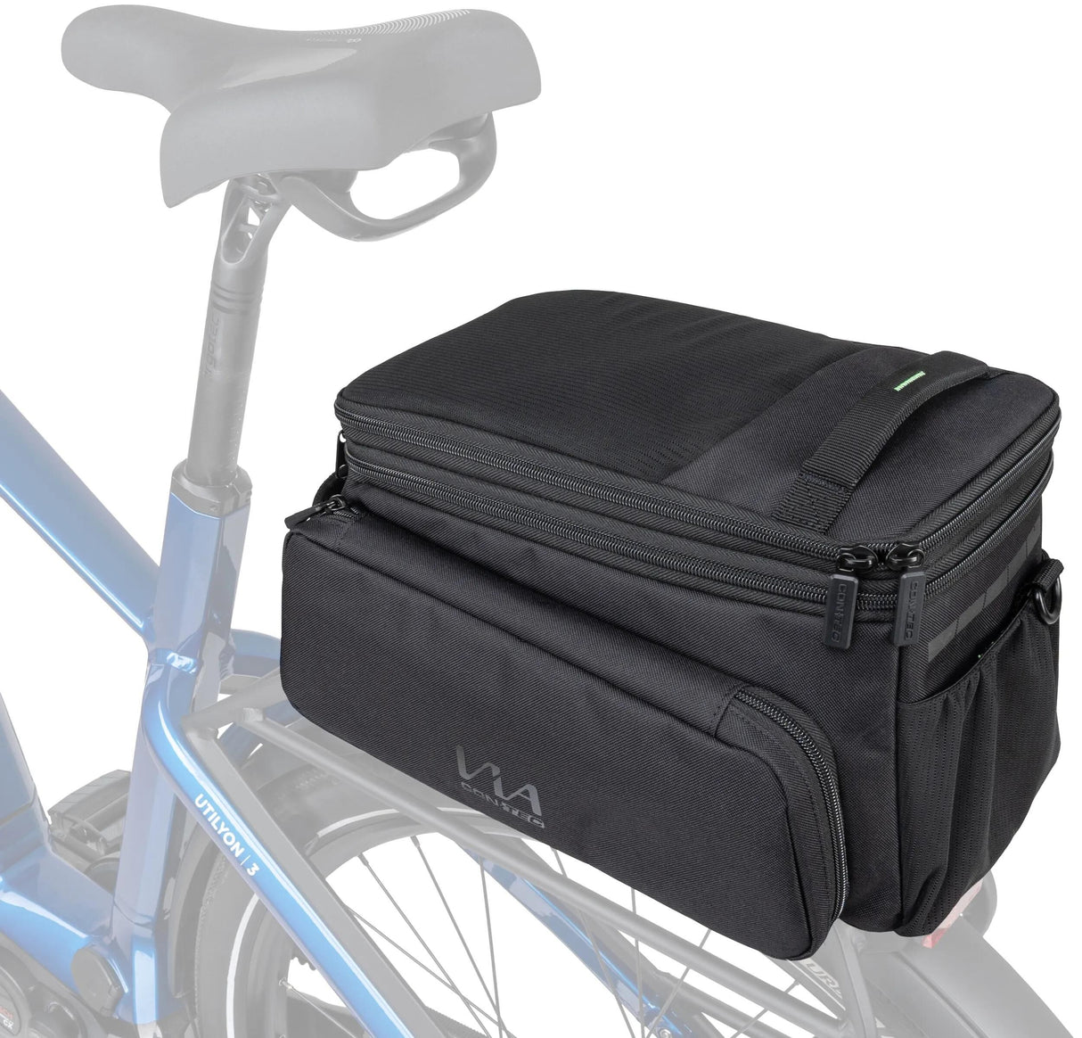 Contec gepäckträgertasche via explorer ct pannier bag via explorer avs black