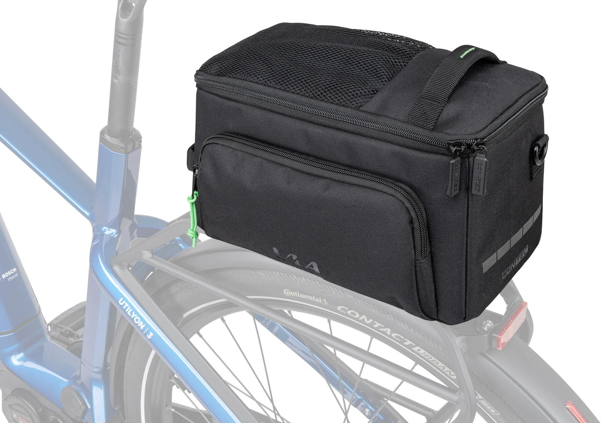 Contec gepäckträgertasche via commuter ct pannier bag via commuter avs black