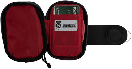 Silca zadeltas mattone saddle bag mattone black red