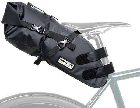 Contec zadeltas mile grinder back 10 ct saddle bag mile grin the back 10 black