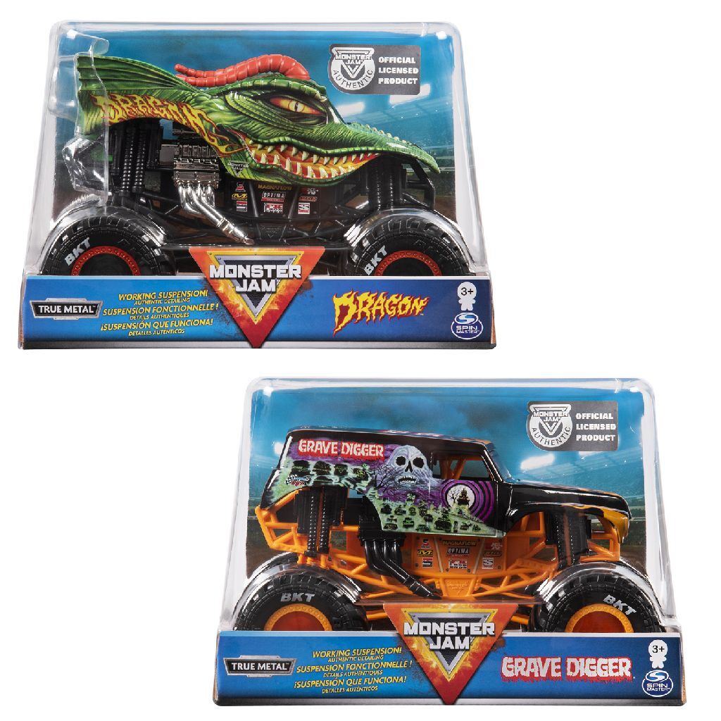 Monster jam voertuig speelset spin master speelgoed voertuigen assortiment
