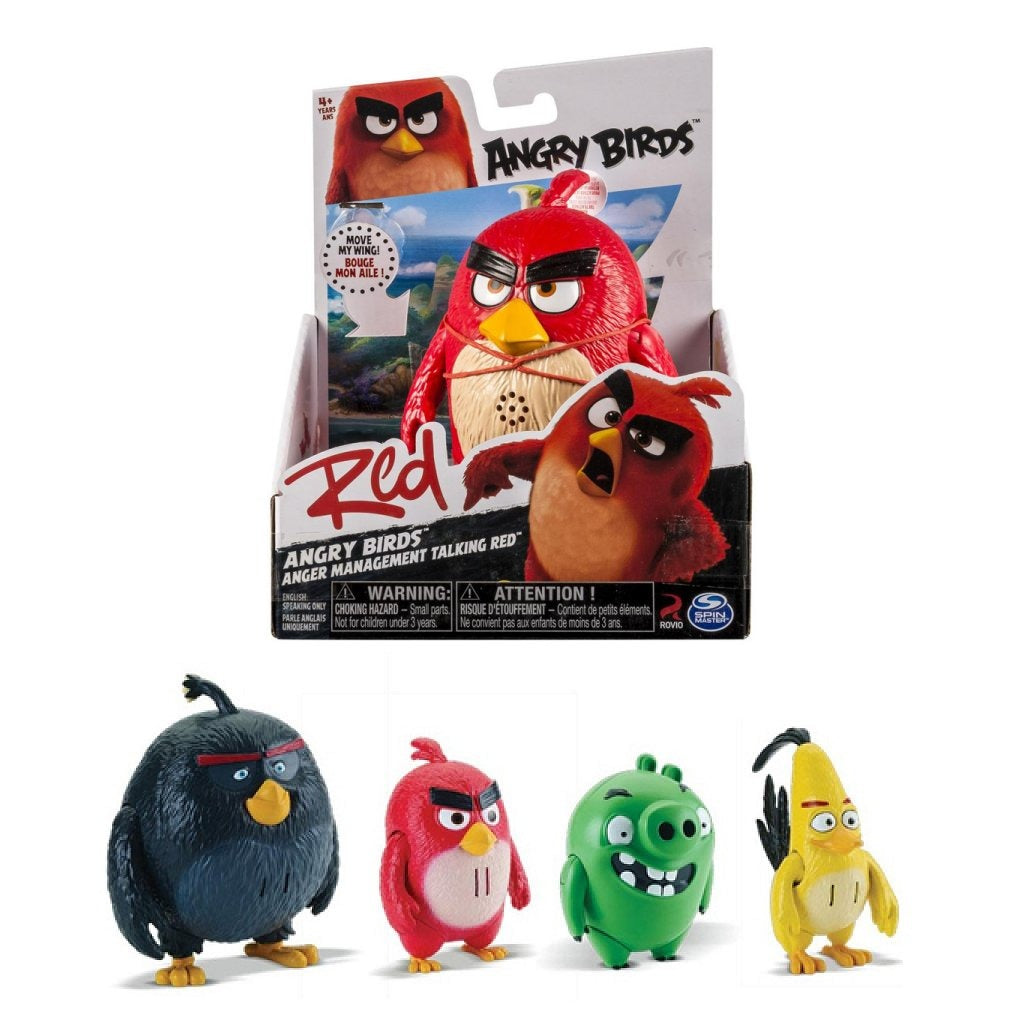 Spin Master Angry Birds Figuur met Geluid Chuck