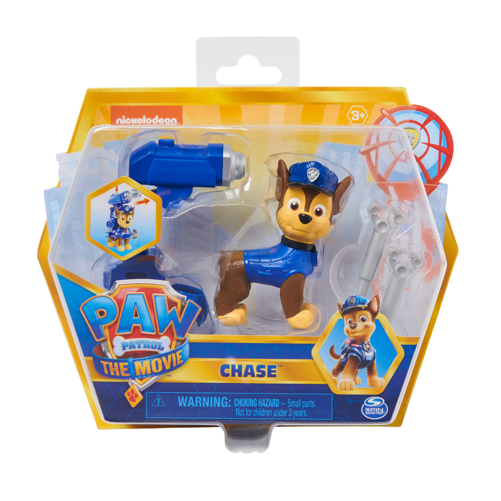 Spinmaster paw patrol the movie figuur met accessoires skye