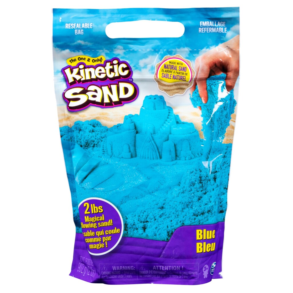 Kinetic sand kinetic sand colour sand bag blauw 907g