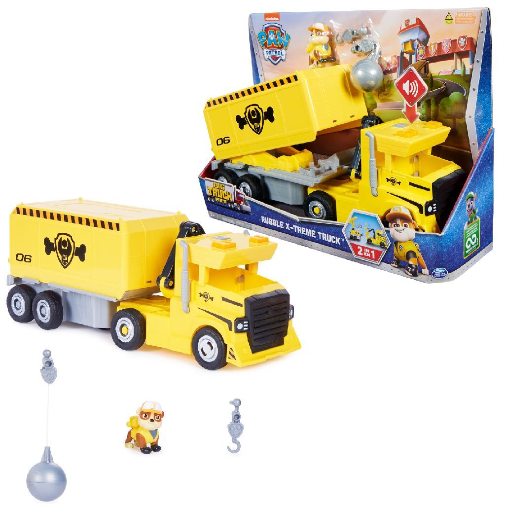 Paw Patrol Rubbles Mega Truck + Geluid