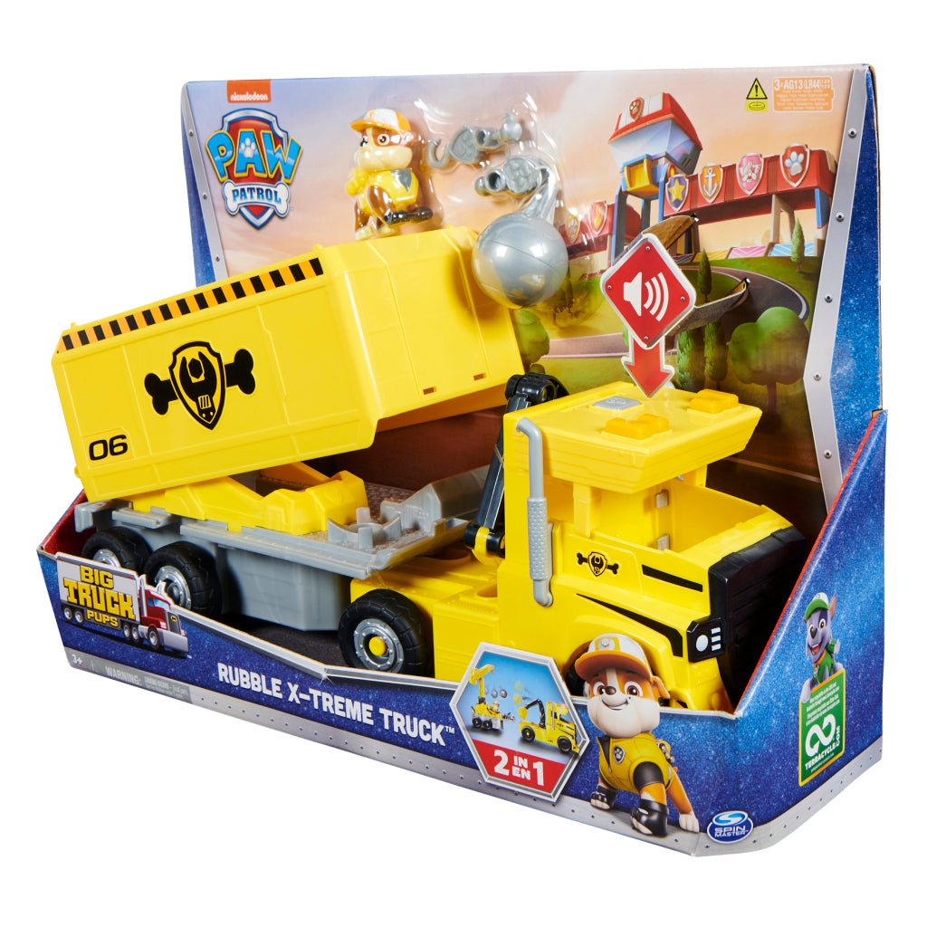 Paw Patrol Rubbles Mega Truck + Geluid