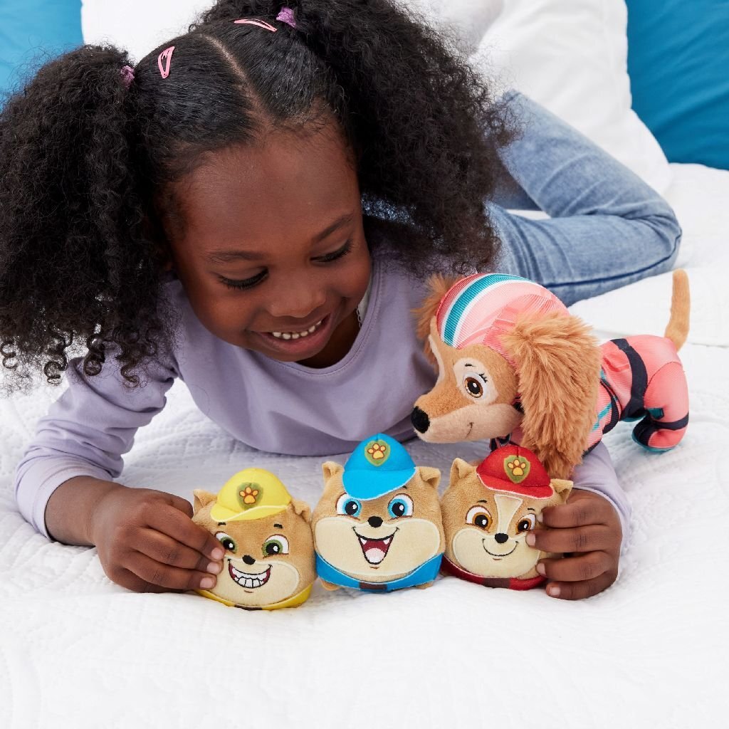 Paw patrol mighty movie knuffel liberty en poms