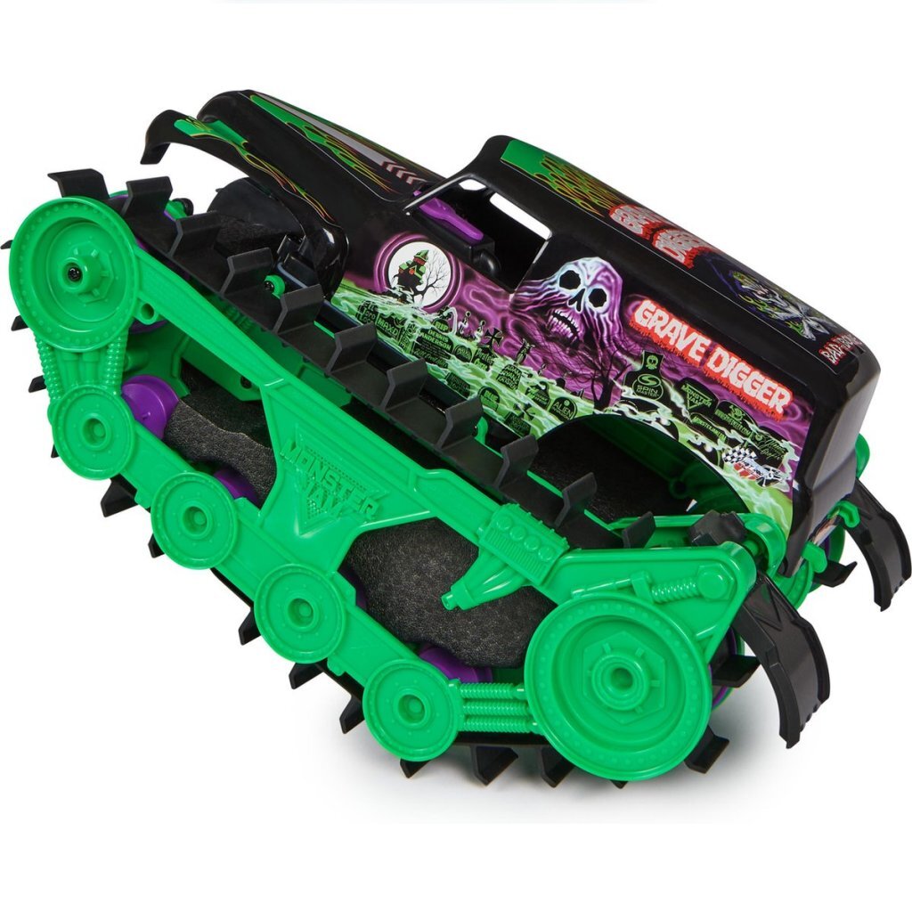 Monster jam monster jam rc grave digger trax 1:15