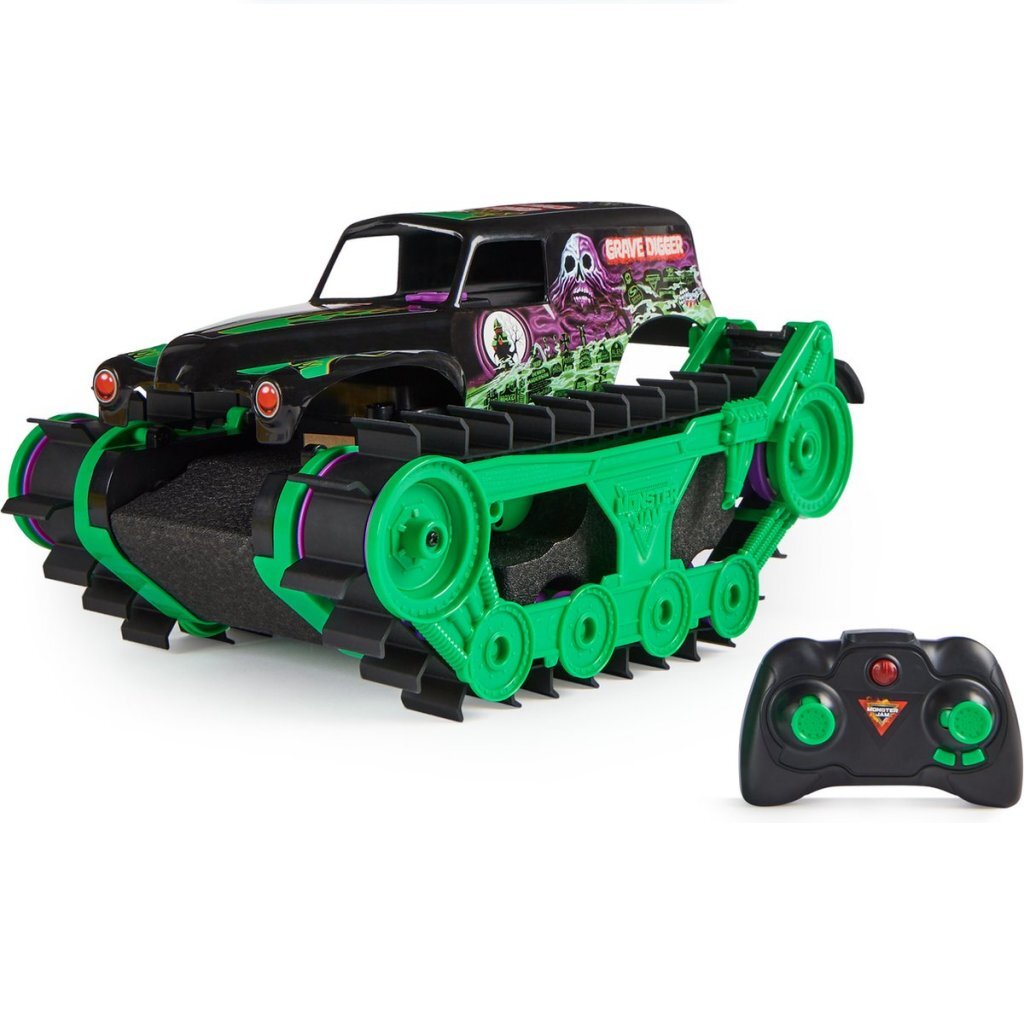 Monster jam monster jam rc grave digger trax 1:15