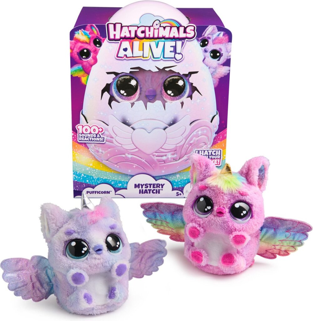 Diversen hatchimals alive secret hatch pufficorn