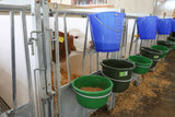 Producten kalveremmer kunststof afgeplat kaal blauw transparant