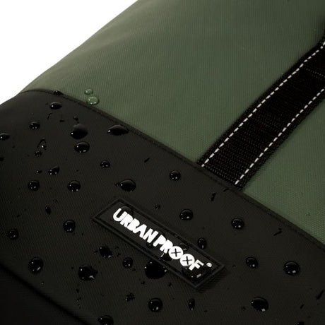 Urbanproof tas double roll up recycle 38l groen