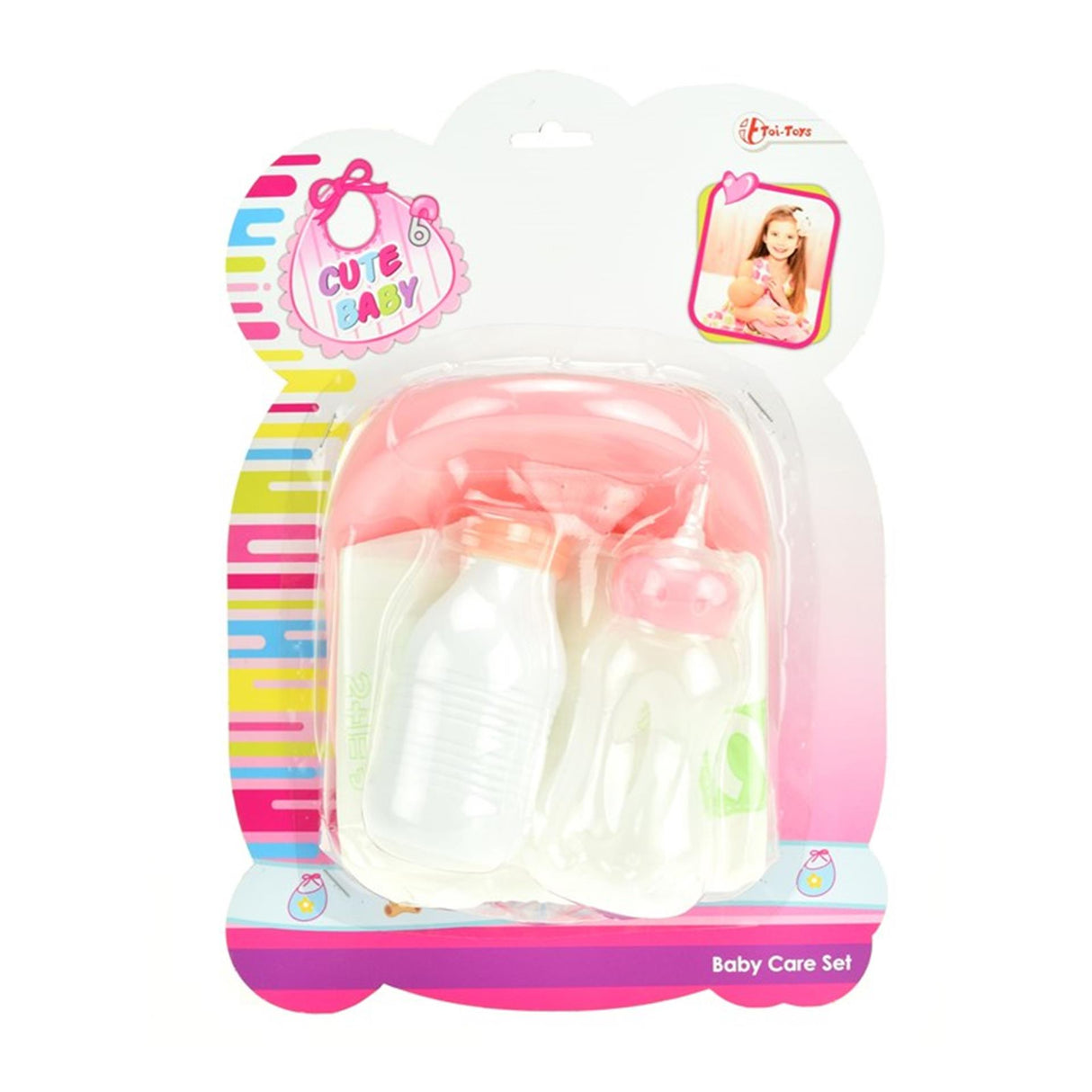 Toi-toys toi toys babypotje met drinkfles en luier