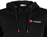 Conway sweater jas met capuchon logoline hooded sweatjacket logoline size xl black