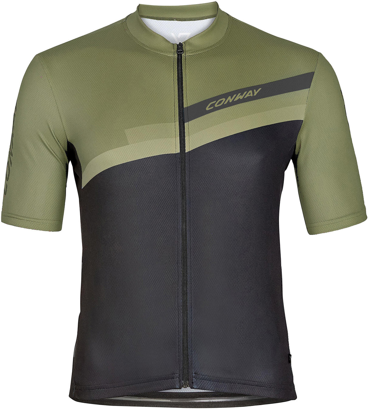 Conway shirt met korte mouwen active jersey full zip ss jersey act.full zip ss xs moss black