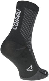 Conway sokken ride socks high cut sock ride high cut 40-43 grey