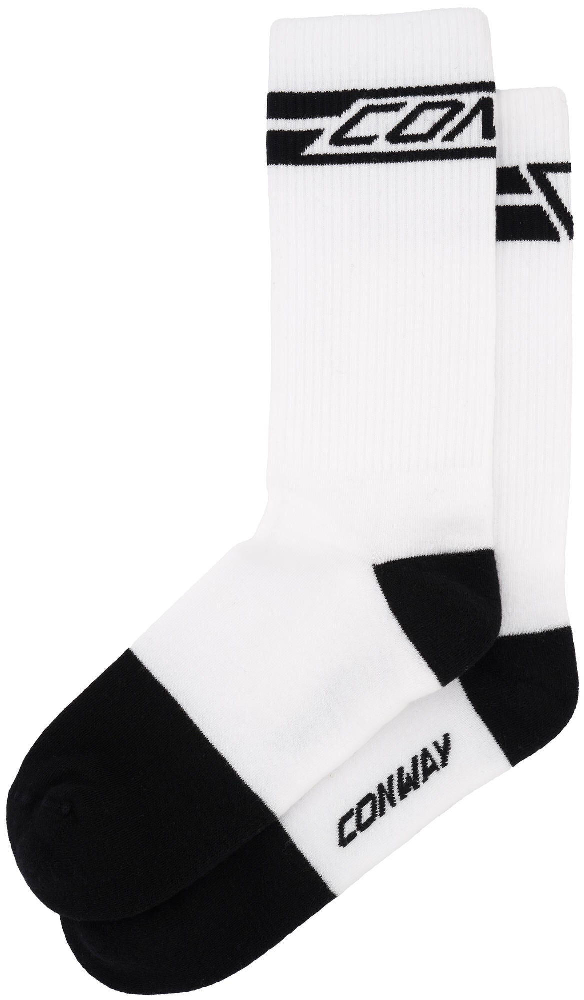 Conway sokken active socks high cut sock acti.high cut 44-47 white black