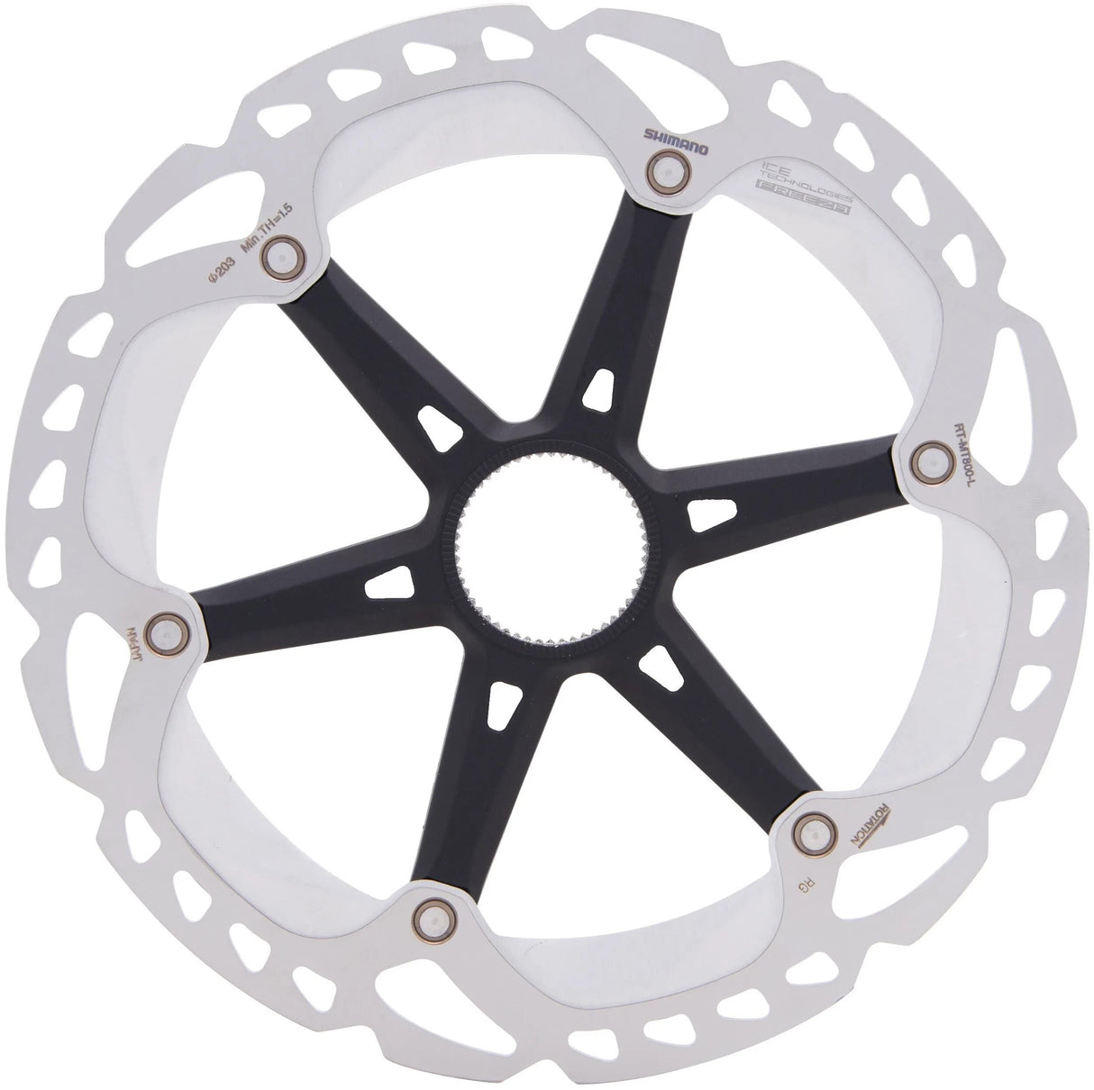 Shimano bremsscheibe deore xt rt-mt800 shim.brake rotors xt 203mm cl mt800 ice int