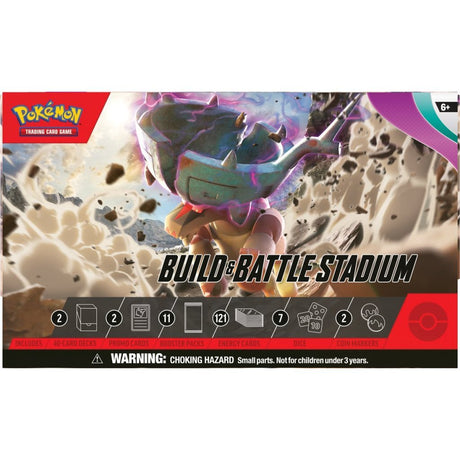 Asmodee Pokemon TCG Scarlet Violet Paldea Evolved Build Battle Stadium