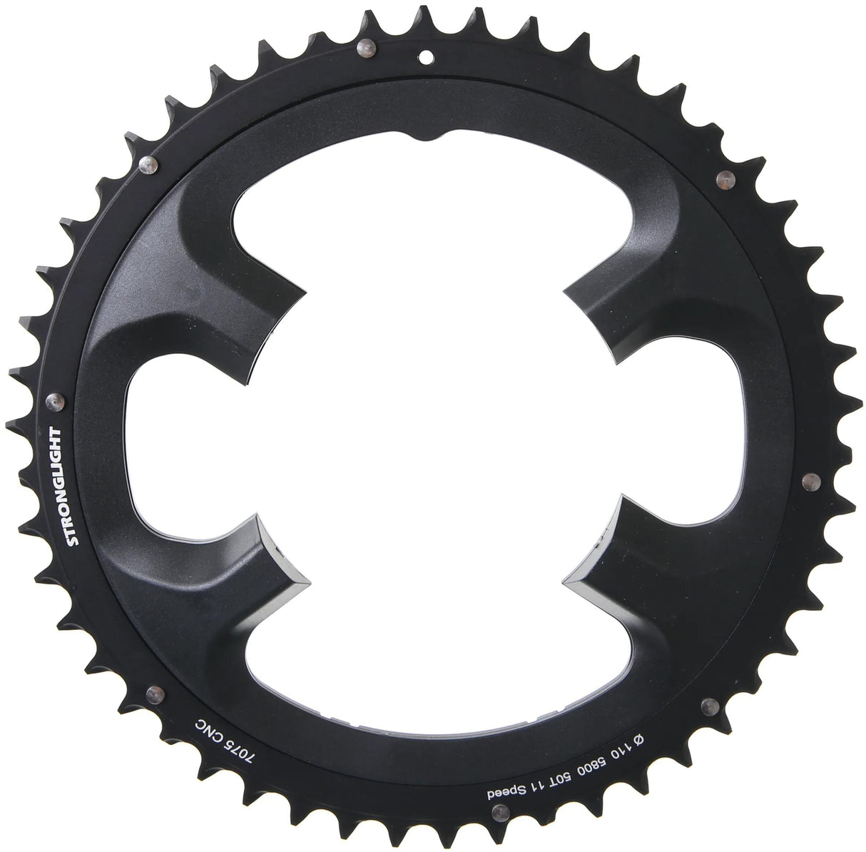 Stronglight kettingblad chain ring strongl. 50t outer alu black