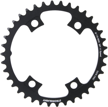Stronglight kettenblatt chain ring strongl. 38t inner alu black