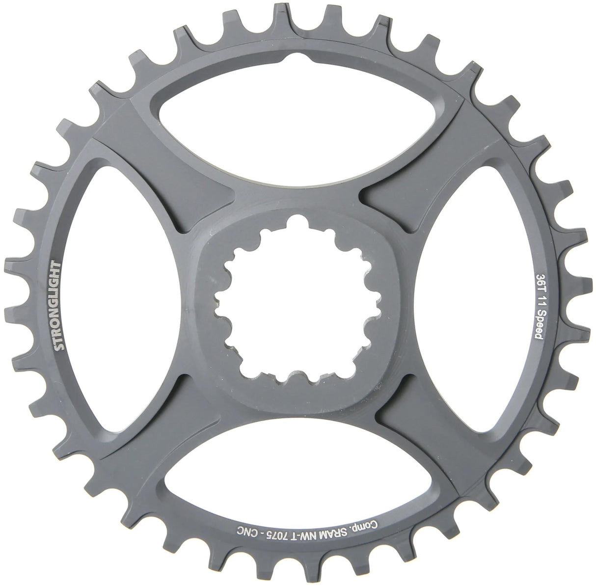 Stronglight kettingblad ht3 chain ring strongl.ht3 36t inner alu black