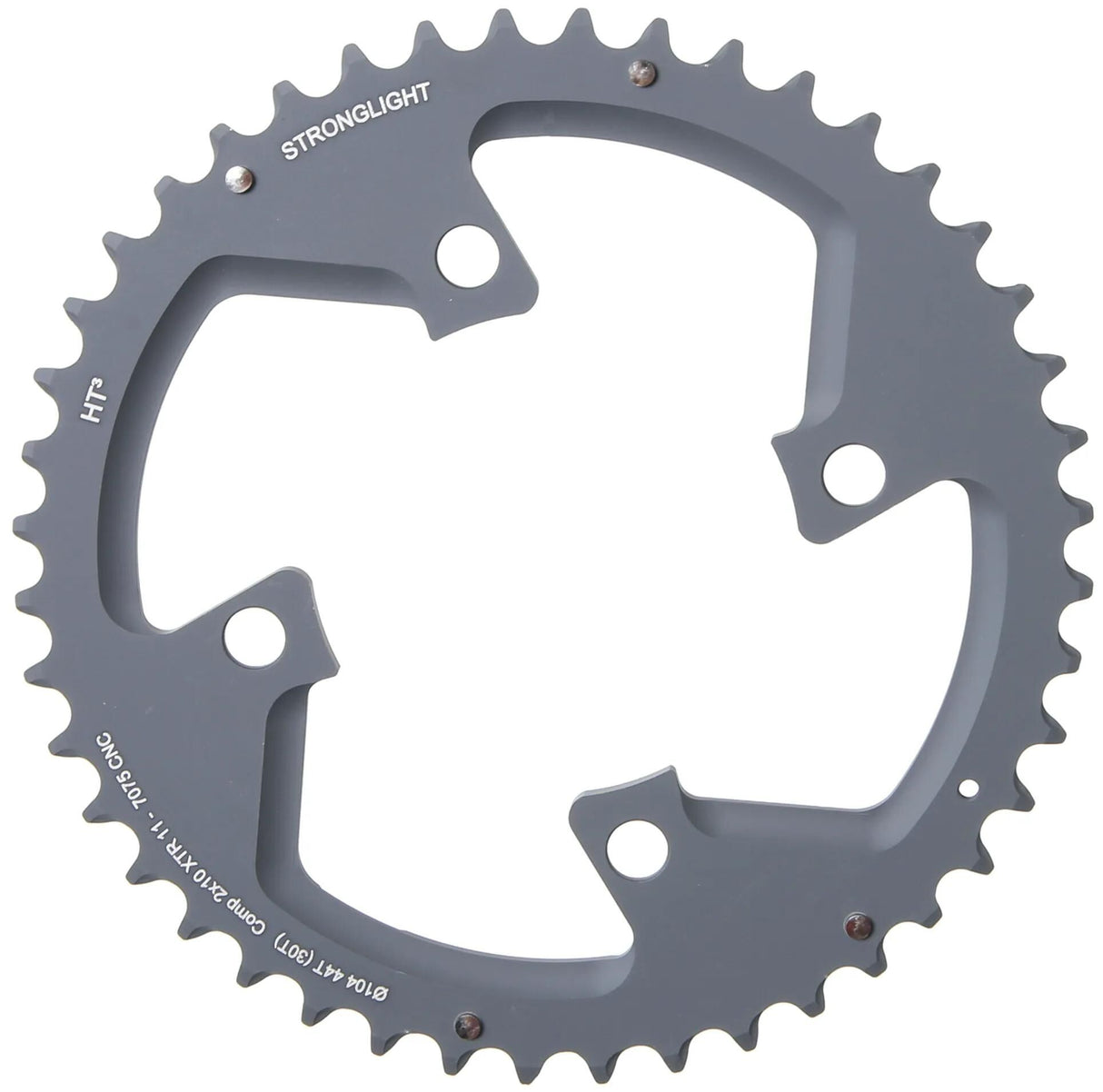 Stronglight kettingblad ht3 chain ring strongl. ht3 44t outer alu black