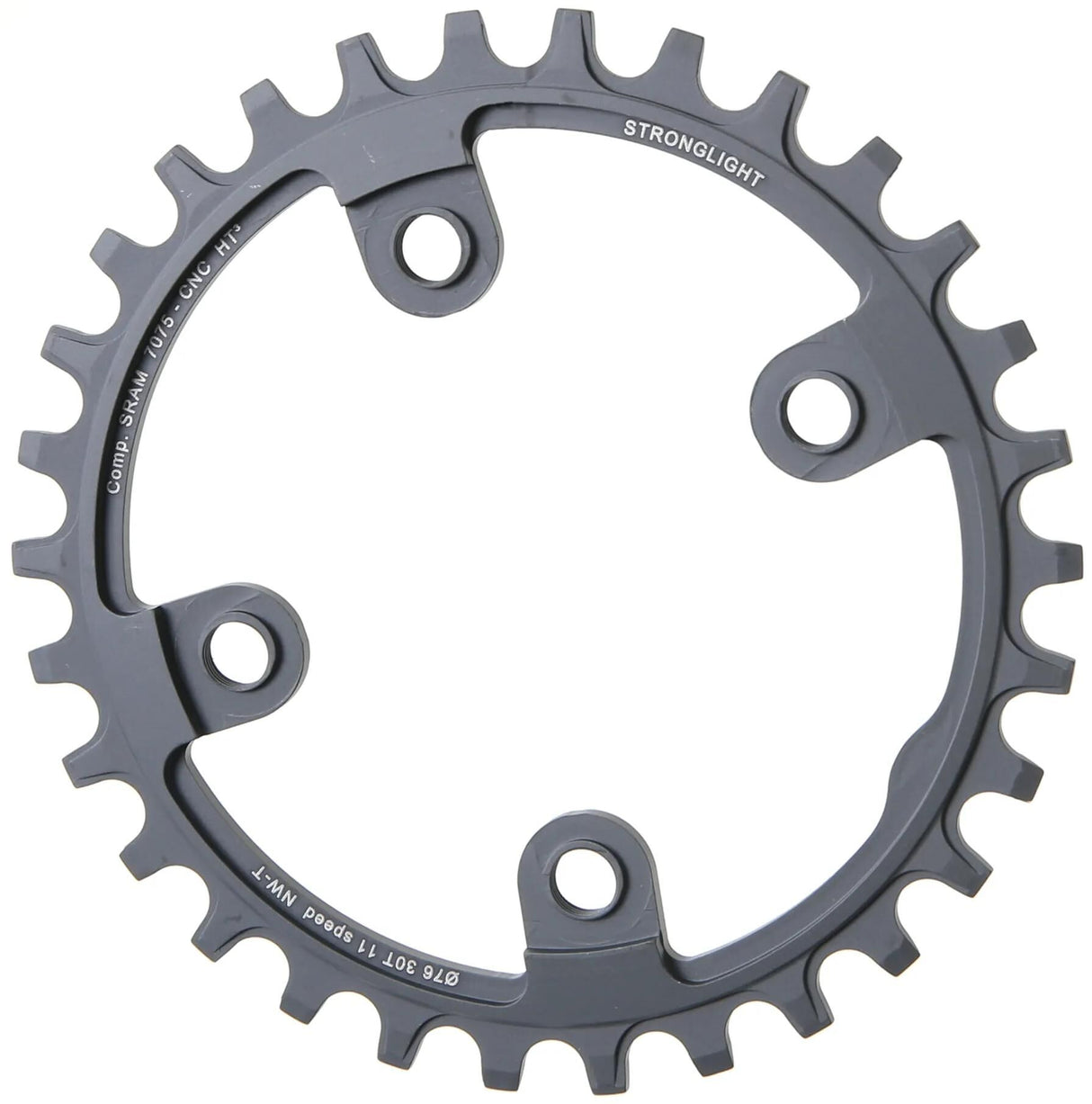 Stronglight kettingblad ht3 chain ring strongl. ht3 30t inner alu black