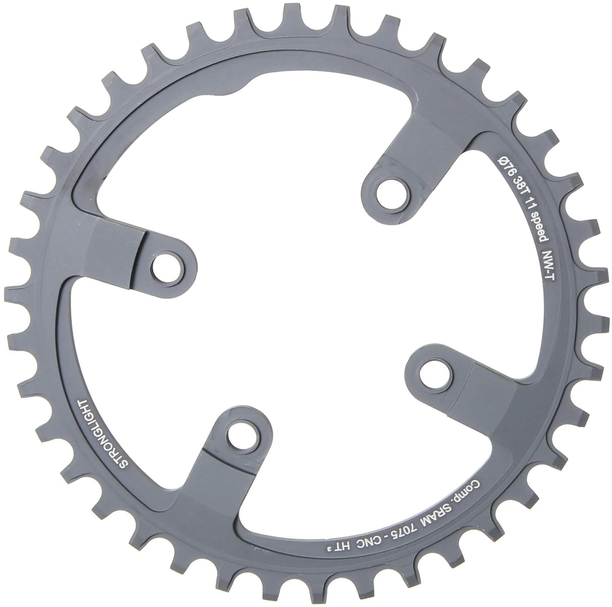 Stronglight kettingblad ht3 chain ring strongl. ht3 38t inner alu black