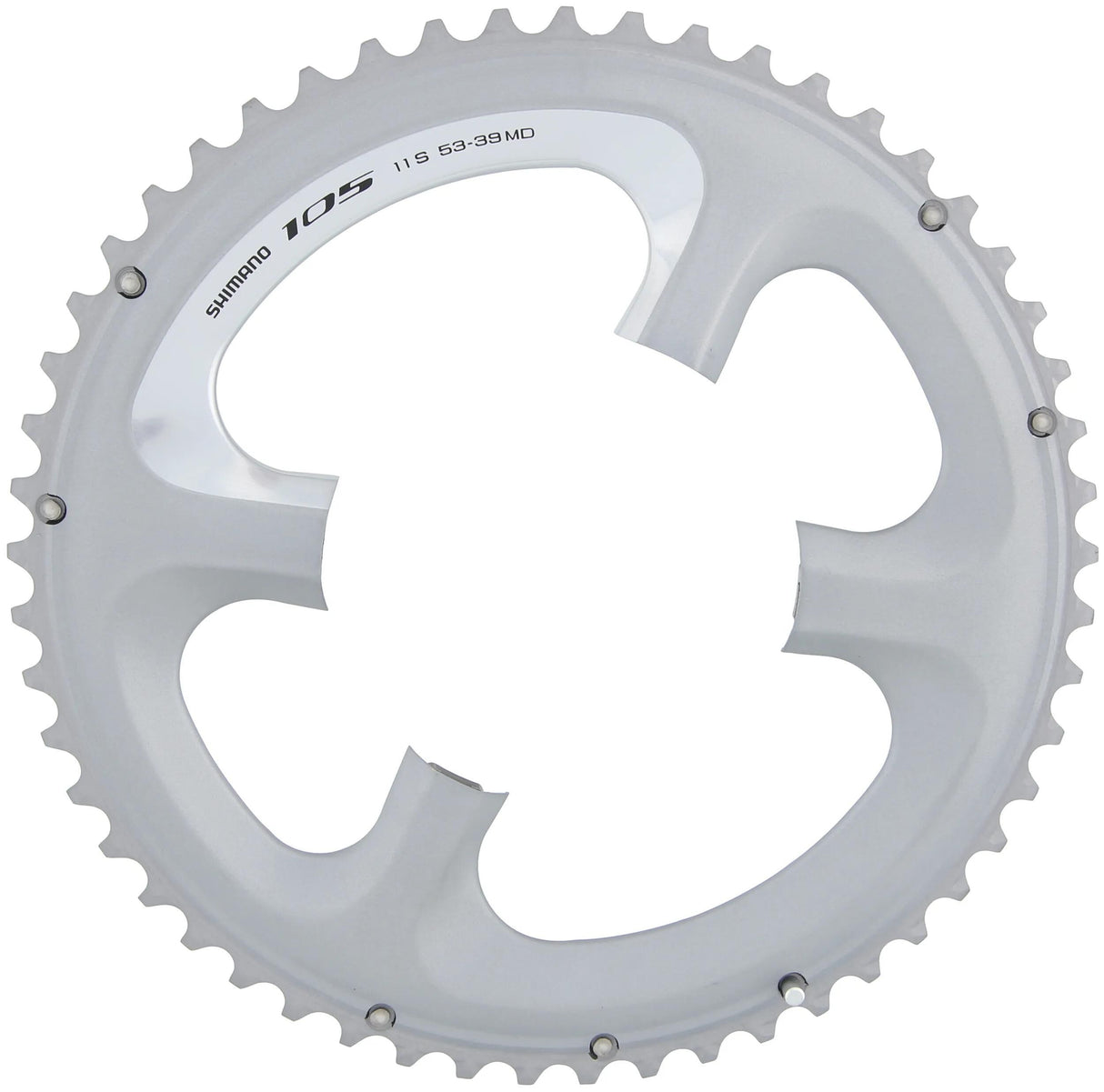 Shimano kettingblad 105 11v 53t y1ph98140 fc-5800 zilver
