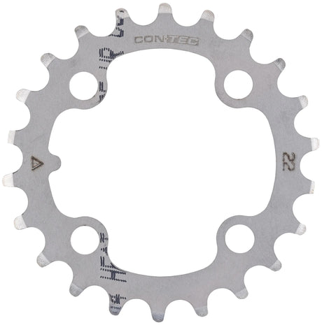 Contec kettenblatt c.drive ct chain ring c.drive 22t 64mm silver