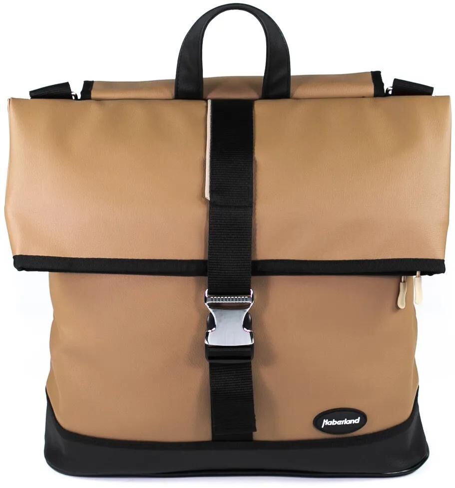 Haberland pakaftas melan i single bag melan i beige