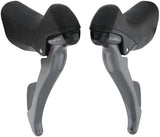 Shimano verstellerset met remhendels 2 x 8 speed claris st-r2000 - grijs zwart