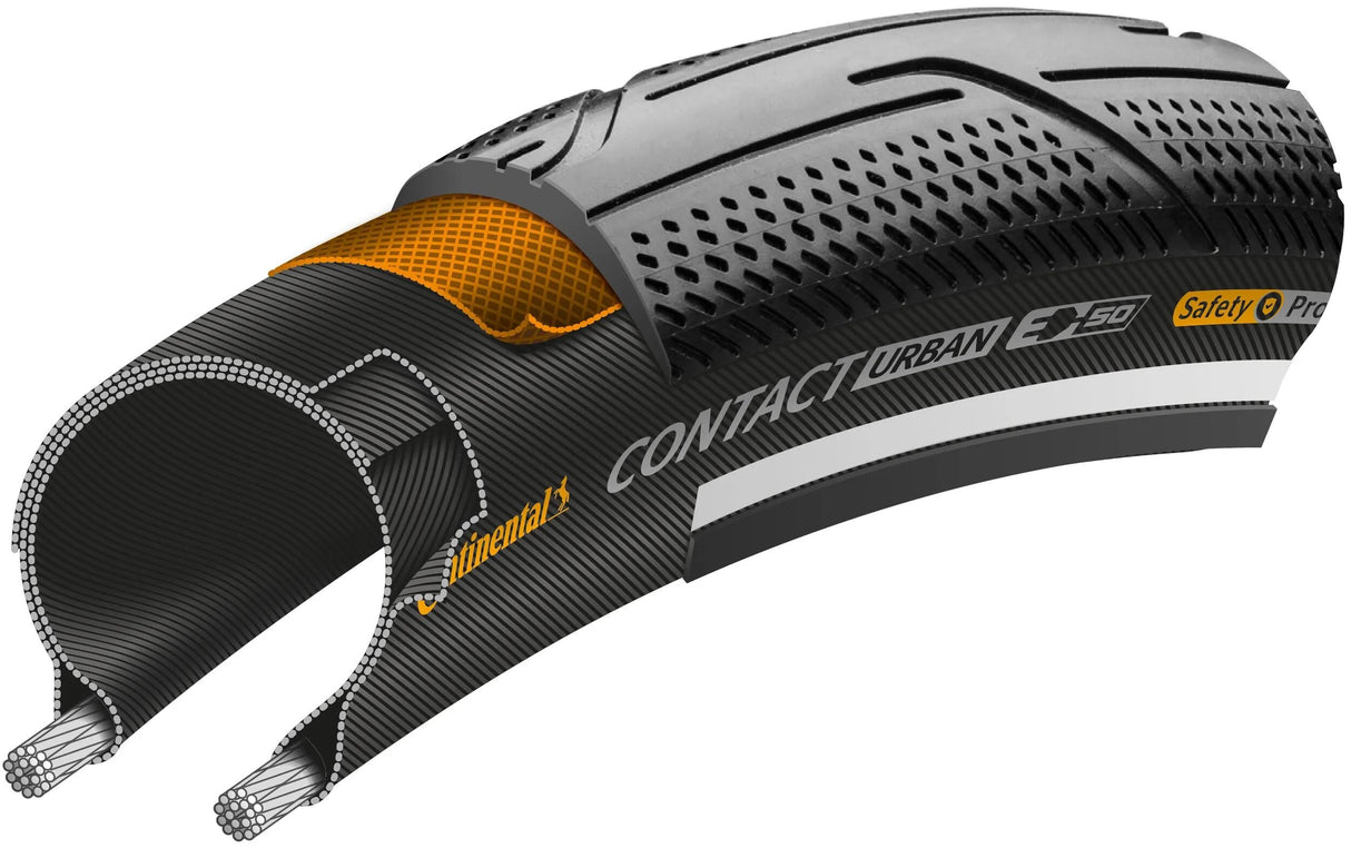 Continental buitenband contact urban tire conti contact urban 42-584 black reflex