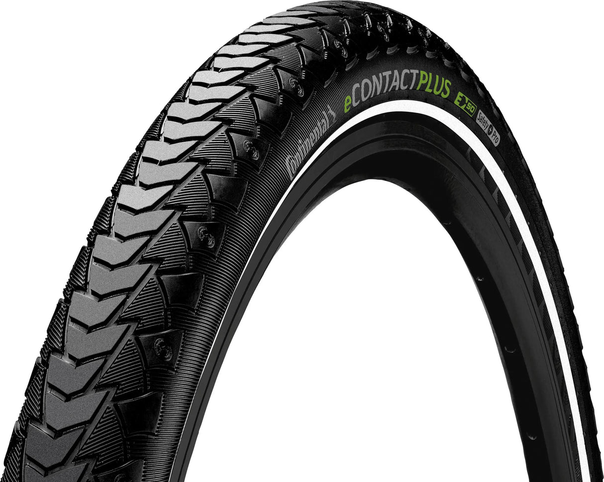 Continental eContact Plus 20x2.00 zwart, reflectie. E-bike stad + cargo band.