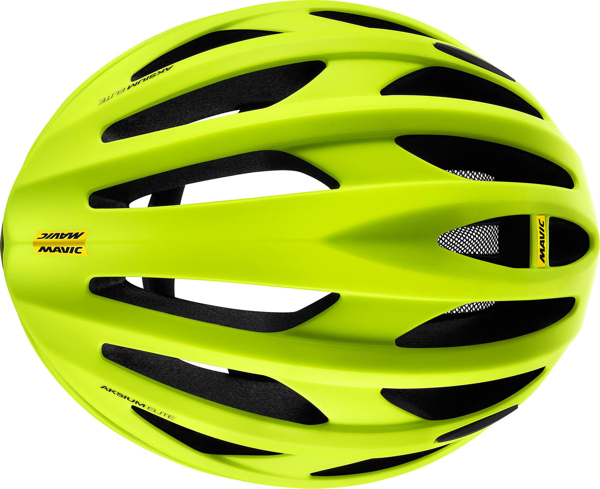 Mavic race helm aksium elite helmet aksium elite l saf.yel. black metal