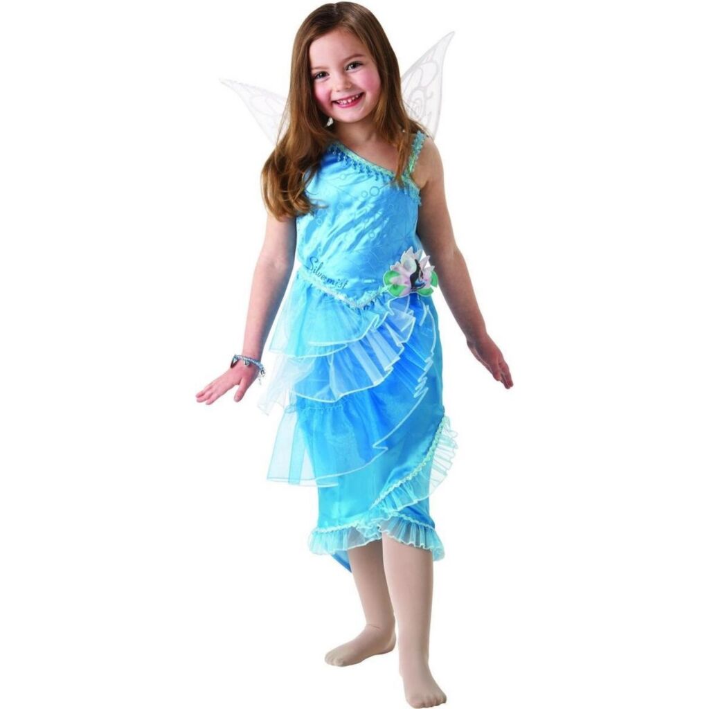 Basic Verkleedjurk Fairies Maat S Blauw