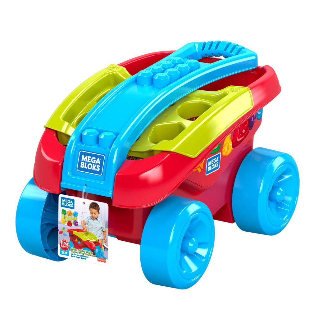 Fisher Price Mega Bloks Trekwagen Vormenstoof