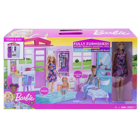 Barbie Huis met pop