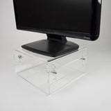 Neomounts neomounts nsmonitor40 lcd crt monitor riser, 25 kg, acrylic, transparent