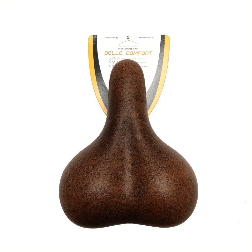 Selle comfort Comfort zadel City bruin, zonder strop