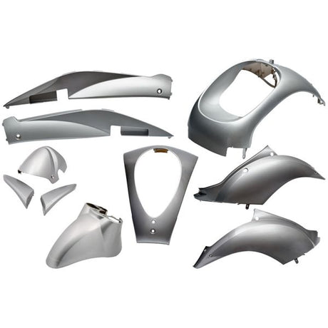 Edge plaatset 10-delig voor sym mio - zilver metallic