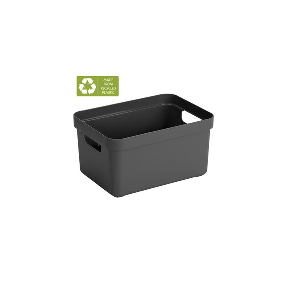 Sunware - sigma home opbergbox 5l antraciet - 25,2 x 17,5 x 12,2 cm