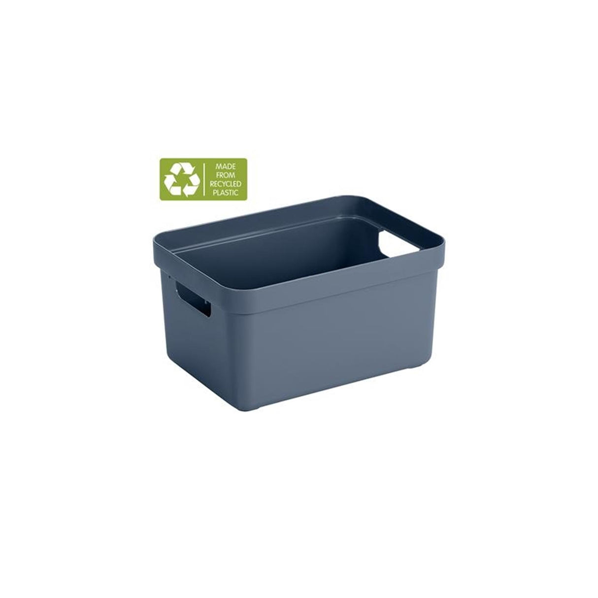 Sunware - sigma home opbergbox 5l donkerblauw - 25,2 x 17,5 x 12,2 cm