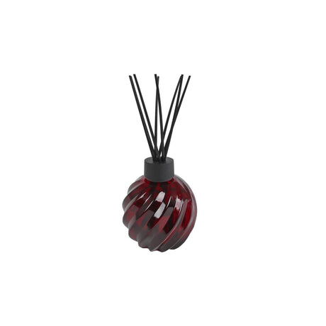 Geurverspreider aroma art 800ml burgundy red glas 12x12x39cm